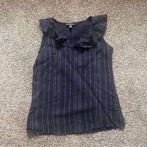 Pin Stripe Sleeveless Top